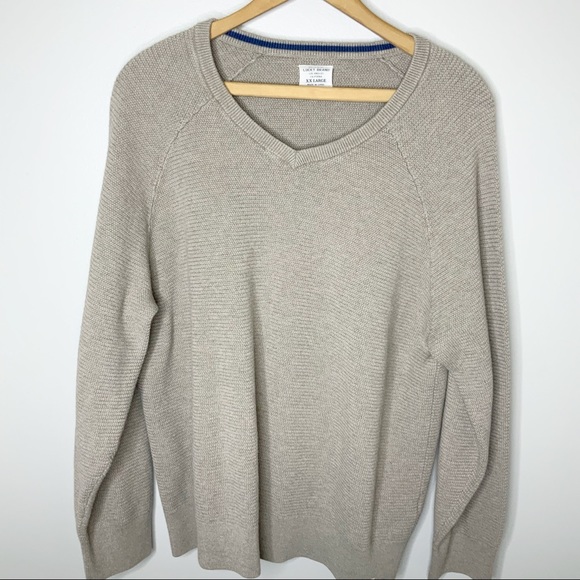 Lucky Brand Other - LUCKY BRAND Khaki colored V-Neck Knit Sweater